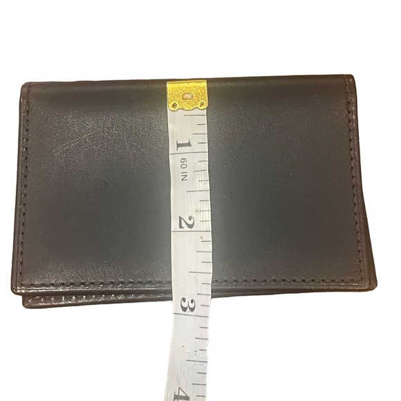 COACH Black Leather Card Holder Wallet - Unisex - Picture 5 of 13